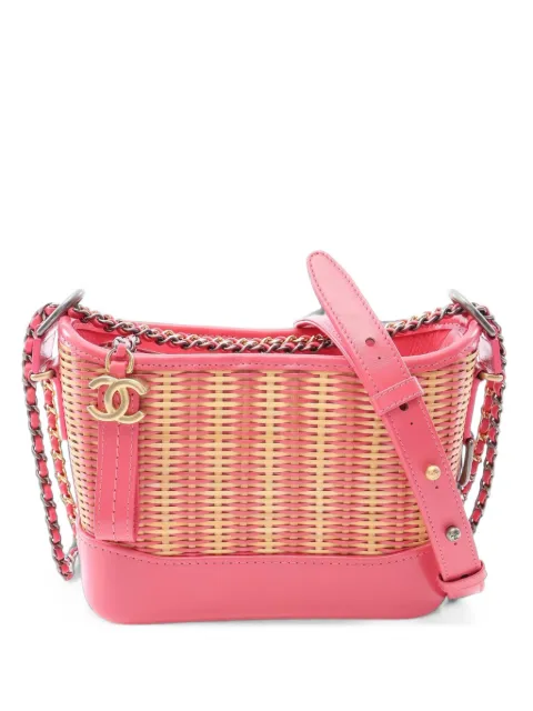 CHANEL Pre-Owned 2019 small Gabrielle hobo shoulder bag Pink 110321029111876
