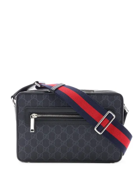 Gucci Pre-Owned GG Supreme messenger bag Black 1102167