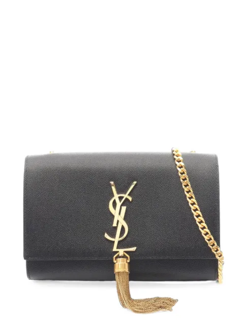 Saint Laurent Pre-Owned 2020s small Kate tassel chain cross body bag Black 1102010