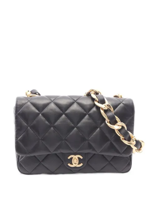 CHANEL Pre-Owned matelassé chain shoulder bag Black 1101870XH9CHA0A