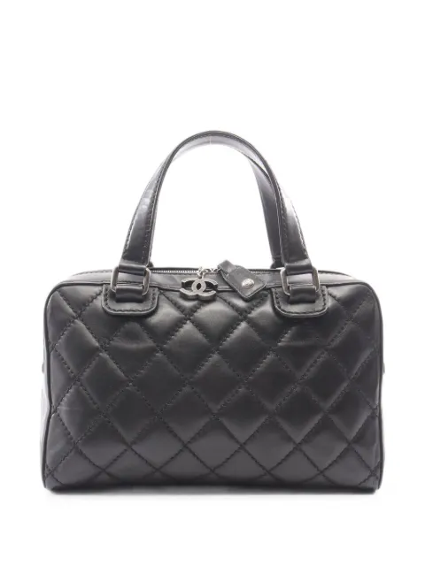 CHANEL Pre-Owned 2006-2008 Wild Stitch tote bag Black 110302111335213