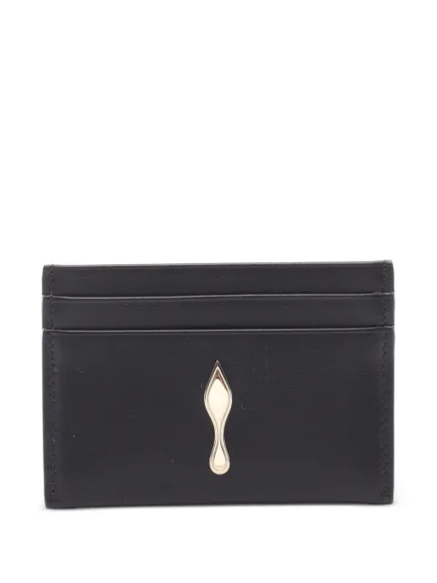 Christian Louboutin Pre-Owned 2020s Bettina card case Black 1103713