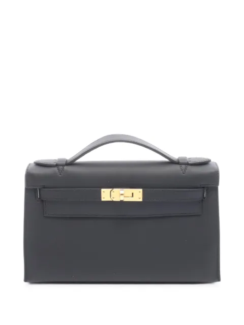 Hermès Pre-Owned 2025 mini Kelly Pochette handbag Black 1102116K