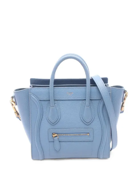 Celine Pre-Owned 2000s Luggage Nano tote bag Blue 1102527