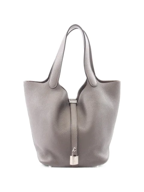 Hermès Pre-Owned 2020 MM Picotin Lock tote bag Grey 1101880Y