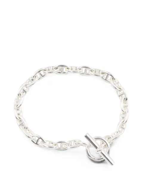 Hermès Pre-Owned 2020s TPM Chaine d'Ancre bracelet Silver 110231825G464024