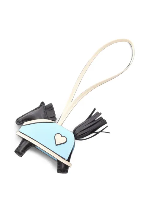 Hermès Pre-Owned PM Rodeo Loveo bag charm Blue 1102072G