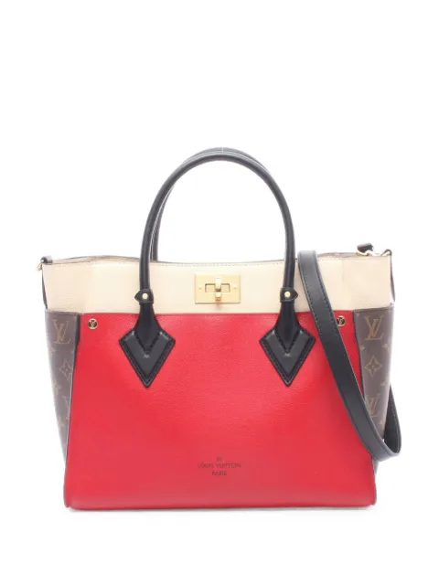 Louis Vuitton Pre-Owned 2010s MM On My Side Monogram tote bag Red 1102443