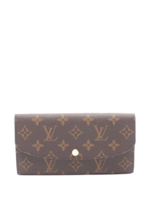Louis Vuitton Pre-Owned 2021s Emily Monogram canvas bi-fold wallet Brown 1103171