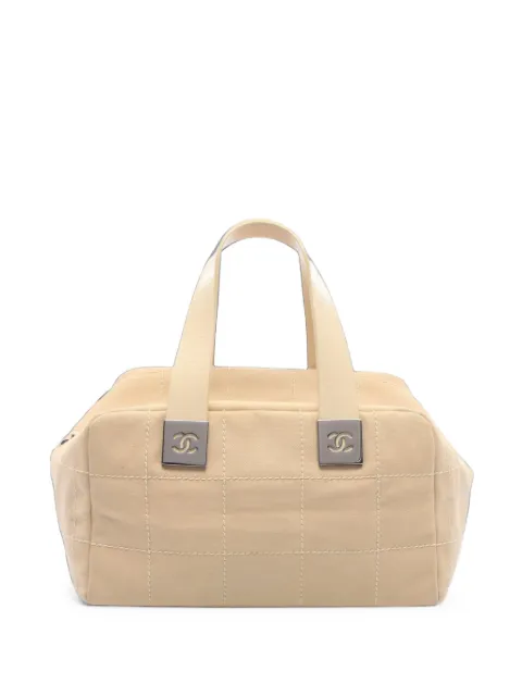 CHANEL Pre-Owned 2003-2004 Chocolate Bar satchel bag Neutrals 11036638864131