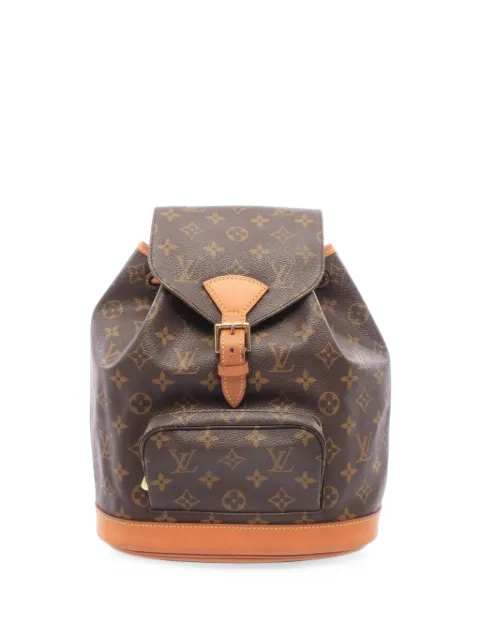 Louis Vuitton Pre-Owned 1999MM Montsouris Monogram canvas backpack Brown 1102364SP0919