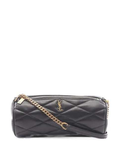 Saint Laurent Pre-Owned 2020s mini Sade quilted chain shoulder bag Black 1102021