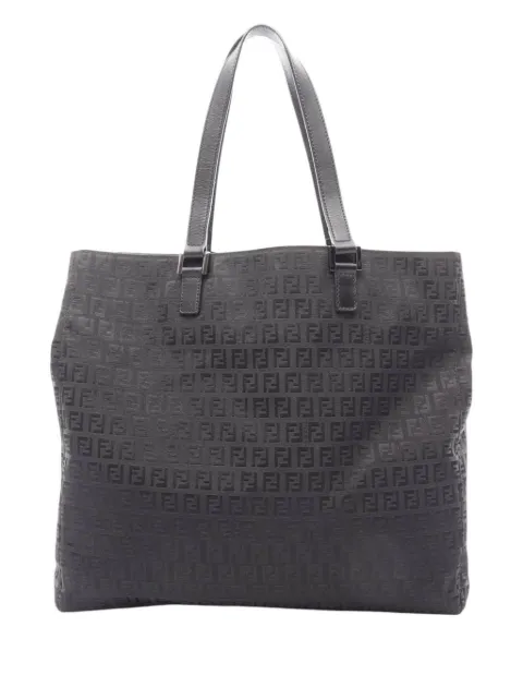 Fendi Pre-Owned 2000-2010 Zucchino Canvas tote bag Black BDNVX4KWNO86MMHF