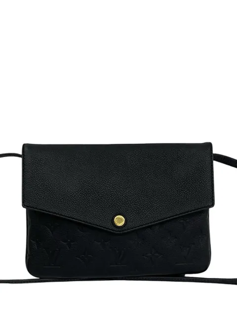 Louis Vuitton Pre-Owned 2016 Monogram Empreinte Twice crossbody bag Black B7WM3C5WQUBFMSKL