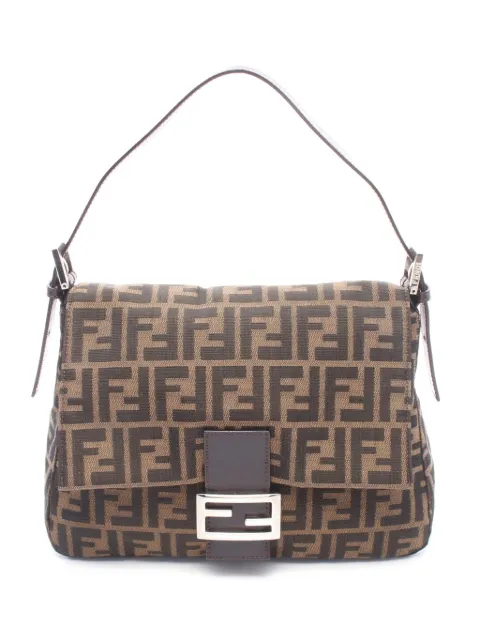 Fendi Pre-Owned 2000-2010 Zucca Canvas Mamma Forever shoulder bag Brown N1OP0IOCRBITAE7K