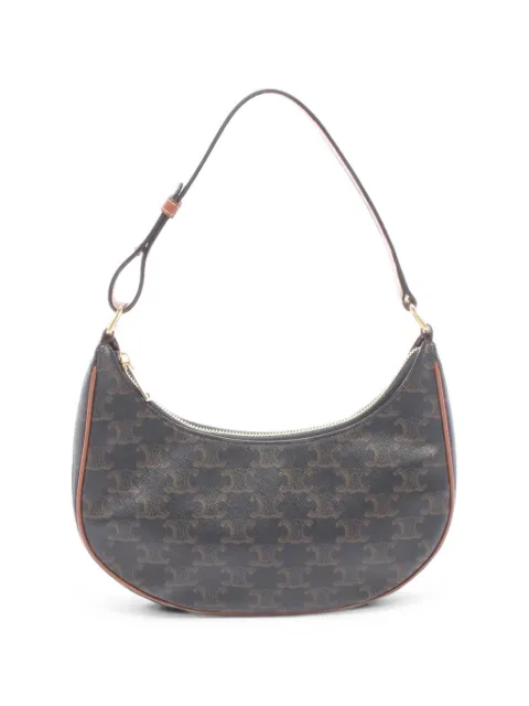 Celine Pre-Owned 2010s Triomphe Ava shoulder bag Brown 1102232