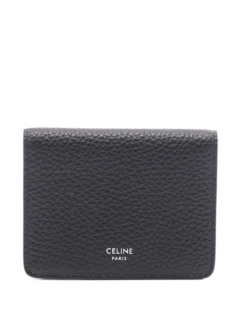 Celine Pre-Owned 2020s bifold card holder Black 1101997