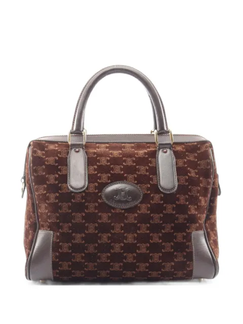 Celine Pre-Owned 2000s Macadam Boston handbag Brown 1101673