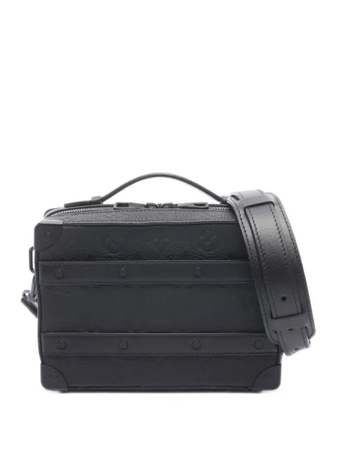 Louis Vuitton Pre-Owned 2021s Trunk Monogram Taurillon tote bag Black 1101883