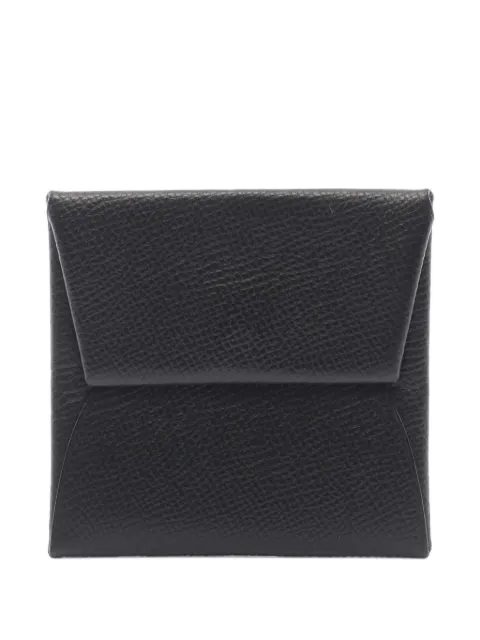 Hermès Pre-Owned 2020 Bastia Verso coin purse Black 1102080Y