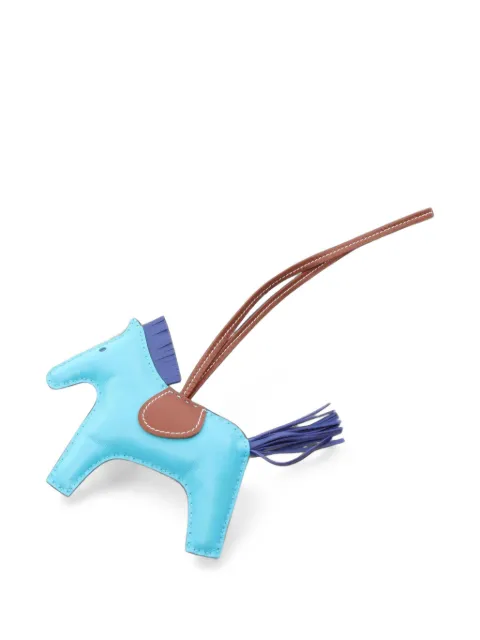 Hermès Pre-Owned 2017 MM Rodeo bag charm Blue 1102415A