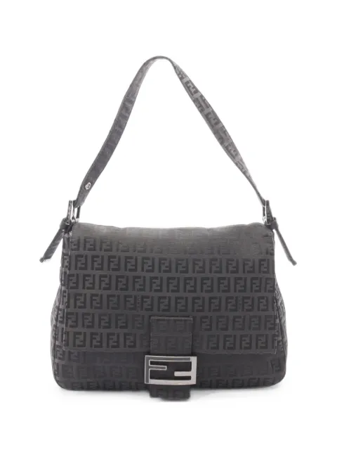 Fendi Pre-Owned 2000s Zucchino Mamma Baguette shoulder bag Grey 1102402