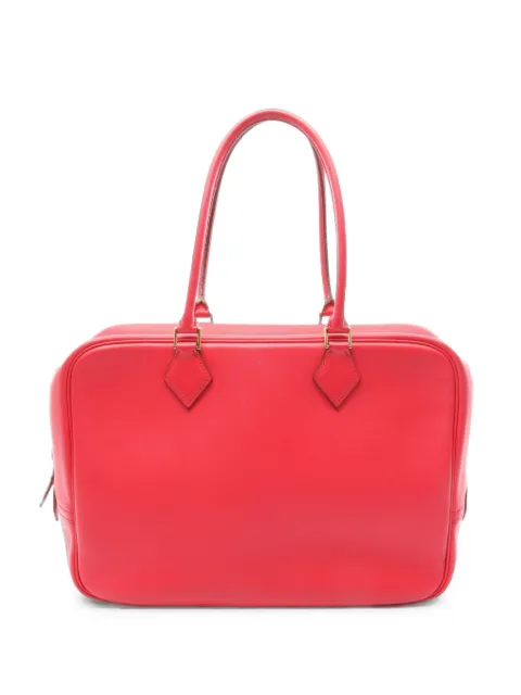 Hermès Pre-Owned 2000s 32 Plume leather tote bag Pink 1101826