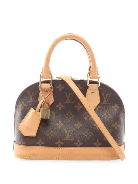 Louis Vuitton Pre-Owned 2020 BB Alma Monogram canvas tote bag Brown 1102069ML4240
