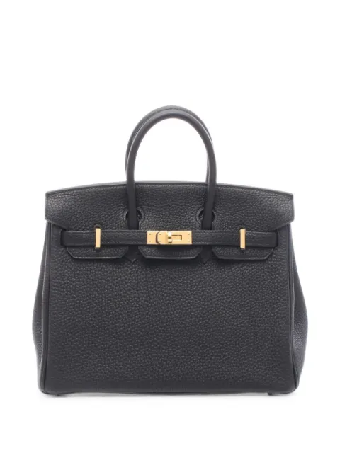 Hermès Pre-Owned 2025 25 Birkin handbag Black 1102439K