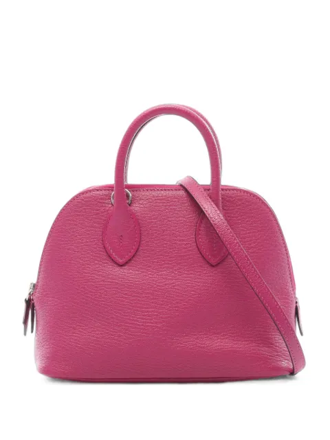 Hermès Pre-Owned 2017 mini Bolide 1923 tote bag Purple 1101879A