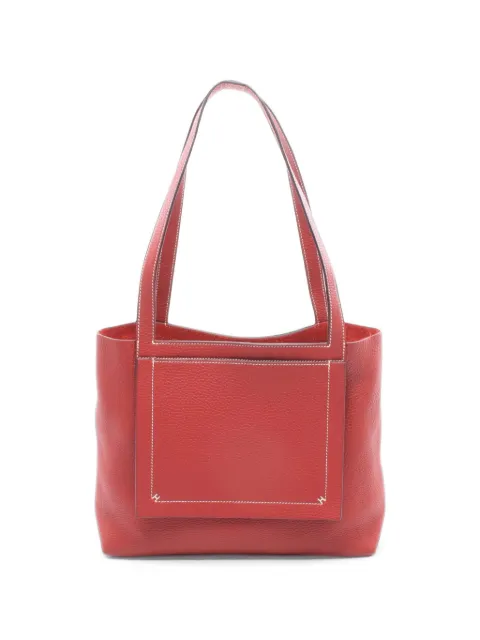 Hermès Pre-Owned 2021 31 Cabasellier Clemence tote bag Red 1103601Z