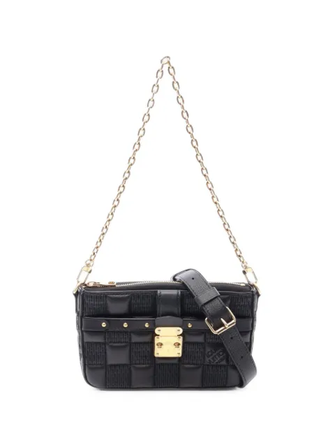 Louis Vuitton Pre-Owned 2021s Damier Giant Troca mini bag Black 1103340