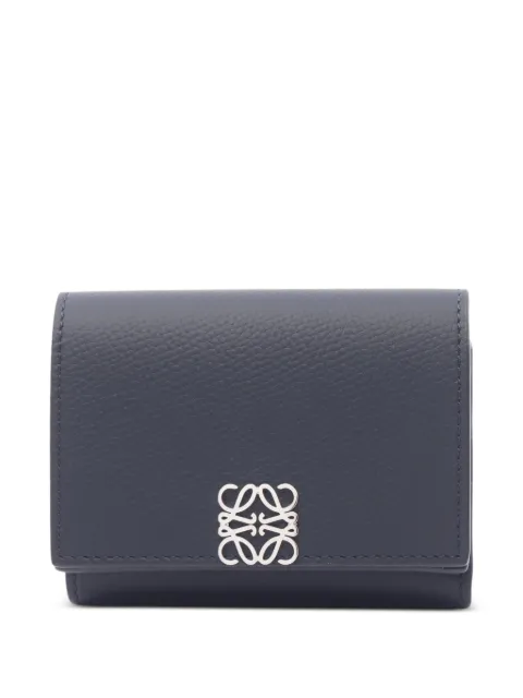 Loewe Pre-Owned 2020s Anagram trifold wallet Blue 1101722