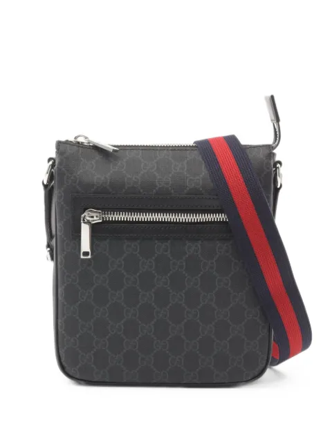 Gucci Pre-Owned GG Supreme messenger bag Black 1101984