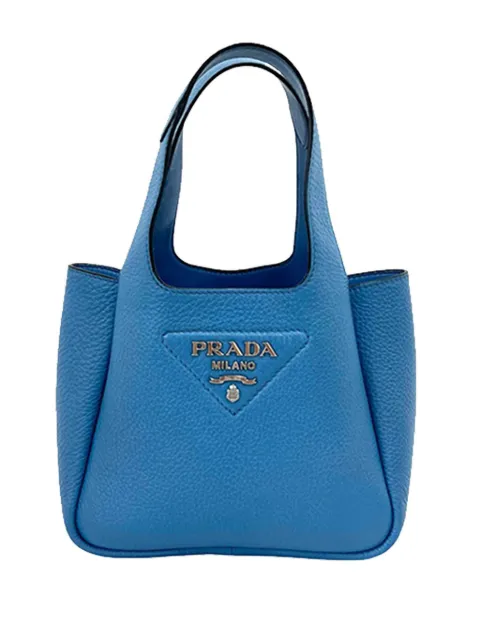 Prada Pre-Owned 2010-2026 Vitello Daino handbag Blue GSFC44O1TZHPSA3B