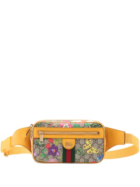 Gucci Pre-Owned 2016-2026 Small GG Supreme Flora Web Ophidia belt bag Neutrals FUNLWJSCV6TX189T