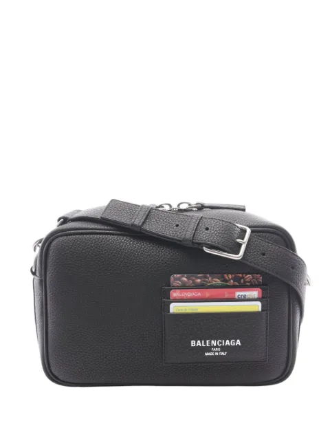 Balenciaga Pre-Owned 20th Century Leather Credit Camera Bag crossbody bag Black UOOR02PIBCEBN43A
