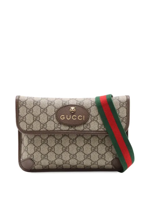 Gucci Pre-Owned 2016-2026 GG Supreme Web Neo Vintage belt bag Neutrals WWLIAL8XL276613A