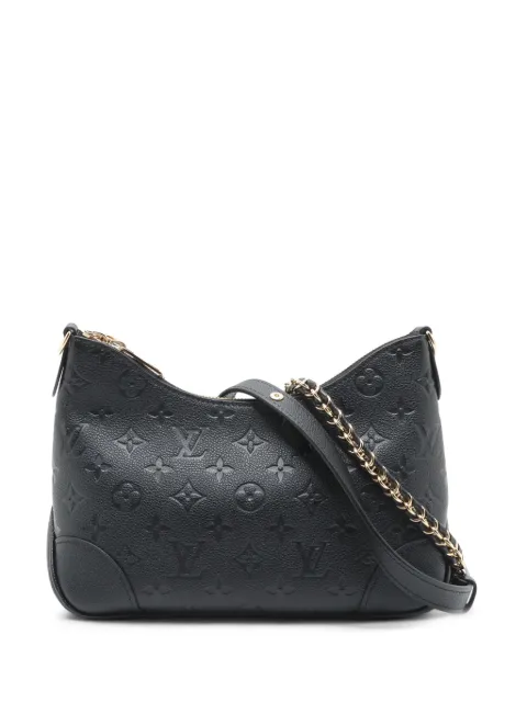 Louis Vuitton Pre-Owned 2020-2026 Monogram Empreinte Boulogne PM shoulder bag Black 8S030IJEVTMXPYR0