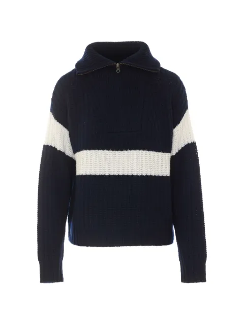 Lisa Yang Mavis striped cashmere sweater Blue 2026462NR