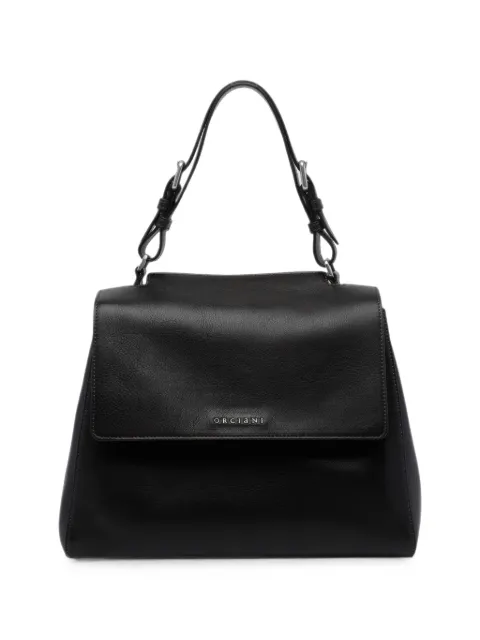 Orciani Sveva leather shoulder bag Brown BT2006