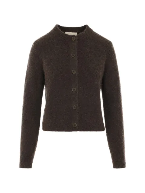 Lisa Yang Azalea brushed cashmere cardigan Brown 2025400WZ