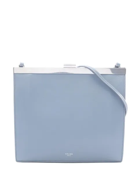 Celine Pre-Owned 2010-2026 Mini Smooth Calfskin Clasp Bag crossbody bag Blue 0F8NP0255K4QY14O