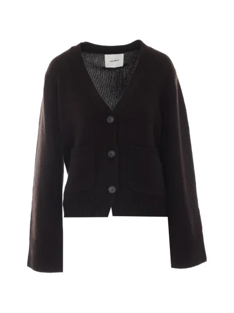 Lisa Yang Danni v-neck cashmere cardigan Brown 202084DK