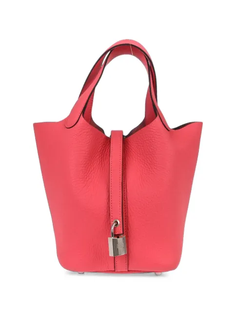 Hermès Pre-Owned Picotin Lock tote bag Pink KQ01722