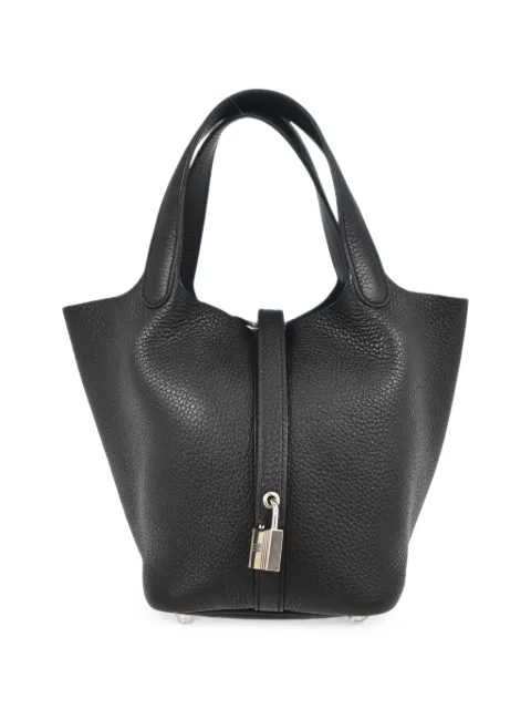 Hermès Pre-Owned 2022 Picotin Lock tote bag Black KQ01720