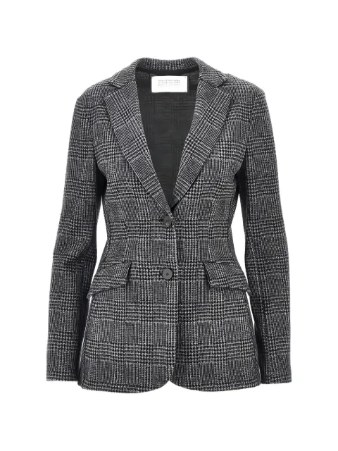 Harris Wharf London check-print blazer Grey AL3249MRARA10