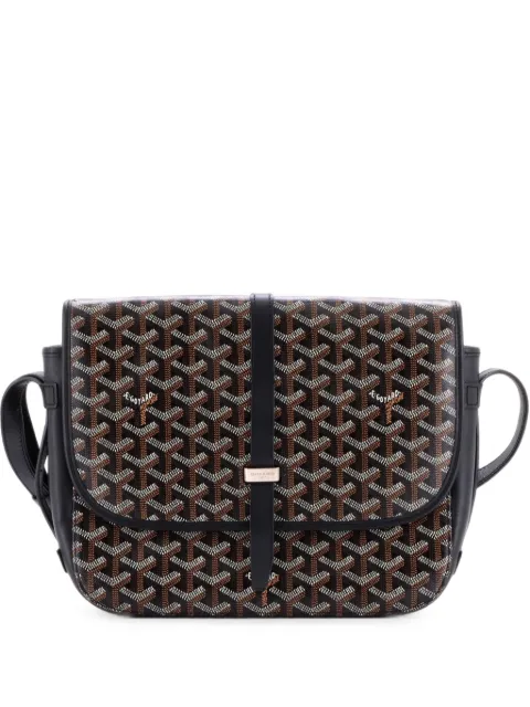 Goyard Pre-Owned Belvedere II Messenger Bag Coated Canvas MM crossbody bag Black SQYQE5FYF1GEGV8S