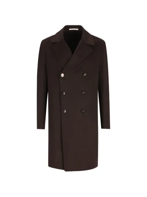 Tagliatore double-breasted notched-lapels coat Brown ARDENTRA010056M10901348