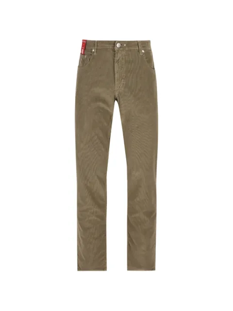 Sartoria Tramarossa Michelangelo corduroy slim-fit trousers Green MICHELANGELO